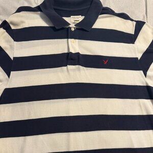 American Eagle Outfitters stripped polo shirt size XL